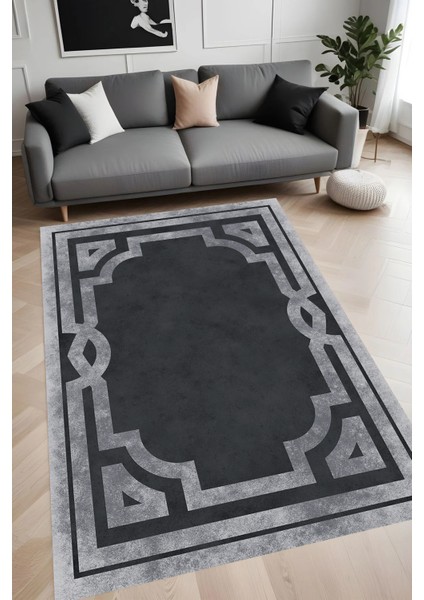 Dijital Baskı Yıkanabilir Kaymaz Taban Salon Halısı ve Yolluk LN059-FNL332
