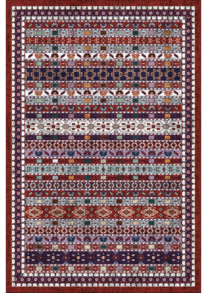 Dijital Baskı Yıkanabilir Kaymaz Taban Salon Halısı ve Yolluk LN132-FNL437