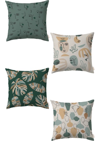 Bohem 4'lü Kırlent Kılıf Ds8