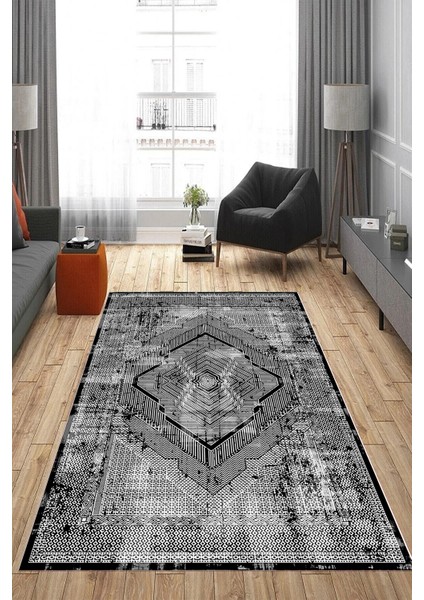 Dijital Baskı Yıkanabilir Kaymaz Taban Salon Halısı ve Yolluk LN163-FNL469