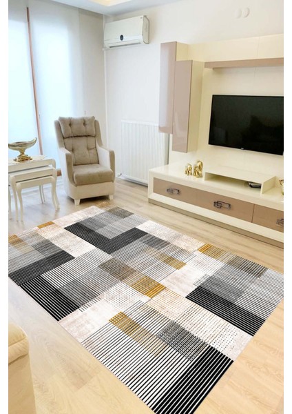 Dijital Baskı Yıkanabilir Kaymaz Taban Salon Halısı ve Yolluk LN114-FNL420