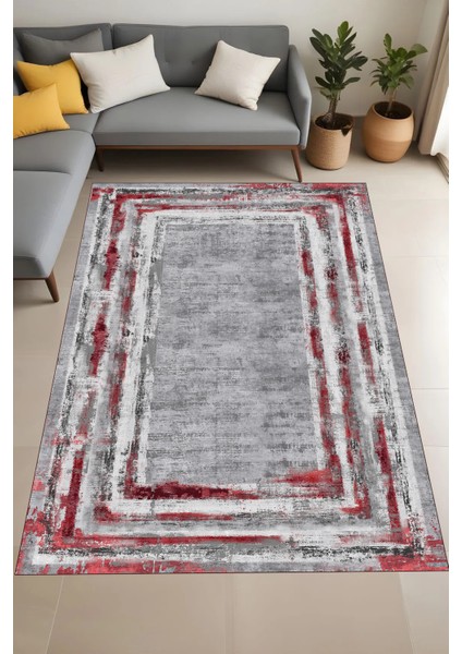 Dijital Baskı Yıkanabilir Kaymaz Taban Salon Halısı ve Yolluk LN150-FNL455