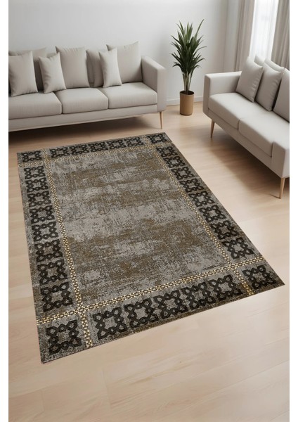 Dijital Baskı Yıkanabilir Kaymaz Taban Salon Halısı ve Yolluk LNA0823-FNL33