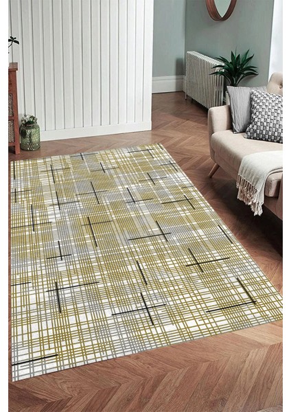 Dijital Baskı Yıkanabilir Kaymaz Taban Salon Halısı ve Yolluk LN041-FNL305