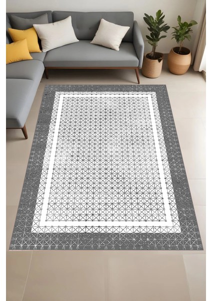 Dijital Baskı Yıkanabilir Kaymaz Taban Salon Halısı ve Yolluk LNA0910-FNL127