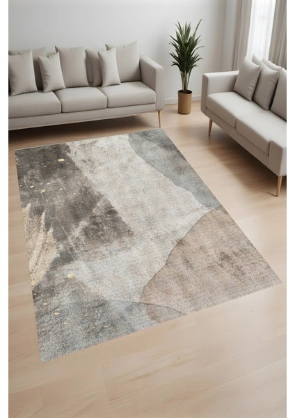 Dijital Baskı Yıkanabilir Kaymaz Taban Salon Halısı ve Yolluk LN048-FNL320