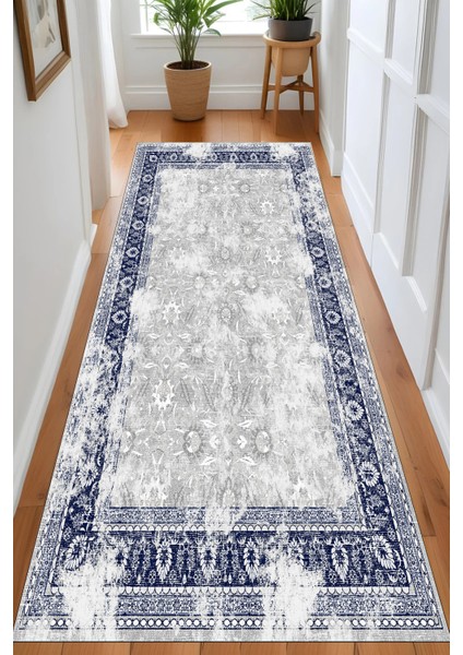 Dijital Baskı Yıkanabilir Kaymaz Taban Salon Halısı ve Yolluk LN123-FNL429