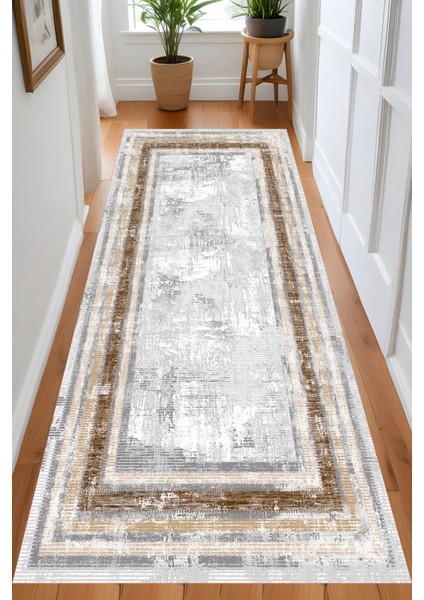 Dijital Baskı Yıkanabilir Kaymaz Taban Salon Halısı ve Yolluk LN146-FNL451