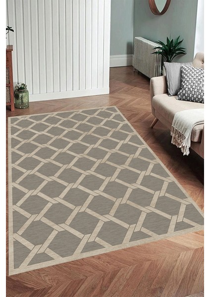 Dijital Baskı Yıkanabilir Kaymaz Taban Salon Halısı ve Yolluk LN105-FNL411