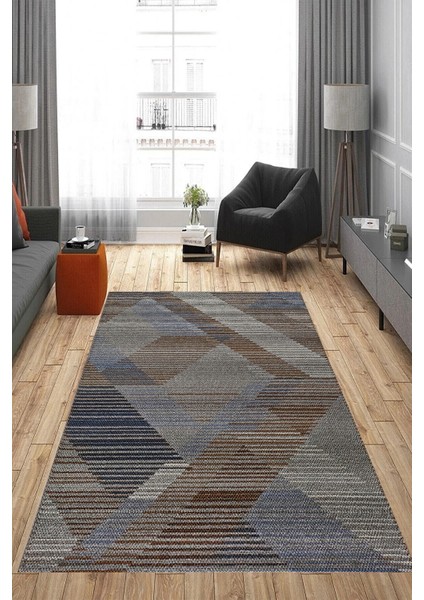 Dijital Baskı Yıkanabilir Kaymaz Taban Salon Halısı ve Yolluk LNA0955-FNL204