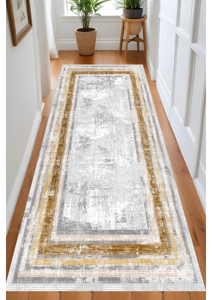 Dijital Baskı Yıkanabilir Kaymaz Taban Salon Halısı ve Yolluk LN177-FNL484