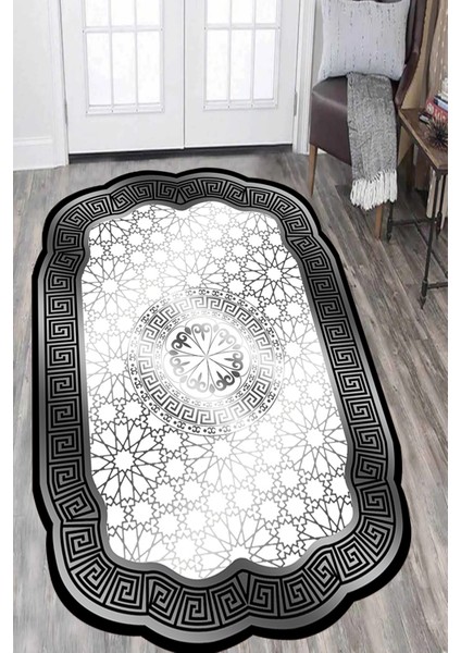 Dijital Baskı Yıkanabilir Kaymaz Taban Salon Halısı ve Yolluk LNA0933-FNL166