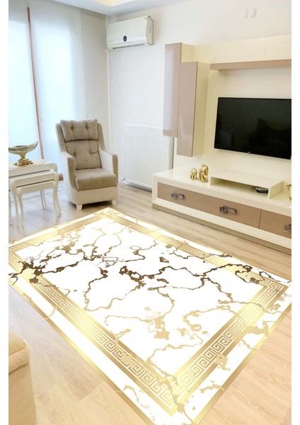 Dijital Baskı Yıkanabilir Kaymaz Taban Salon Halısı ve Yolluk LNA0840-FNL50