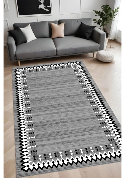 Dijital Baskı Yıkanabilir Kaymaz Taban Salon Halısı ve Yolluk LN138-FNL443