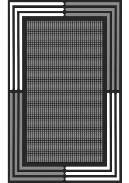Dijital Baskı Yıkanabilir Kaymaz Taban Salon Halısı ve Yolluk RVG0990-FNL240