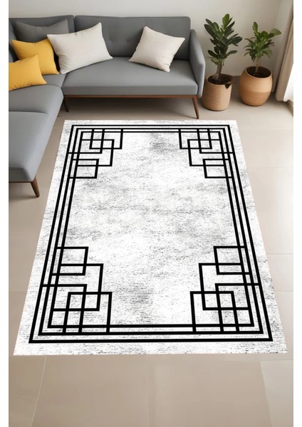 Dijital Baskı Yıkanabilir Kaymaz Taban Salon Halısı ve Yolluk LNA0944-FNL179
