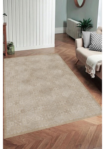 Dijital Baskı Yıkanabilir Kaymaz Taban Salon Halısı ve Yolluk LN106-FNL412