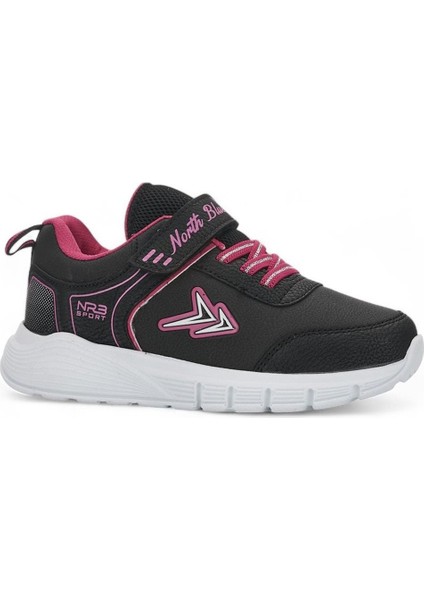 Kız Çocuk Kışlık Mevsimlik Cırt Cırtlı Hafif Rahat Taban Sneaker Spor Ayakkabı