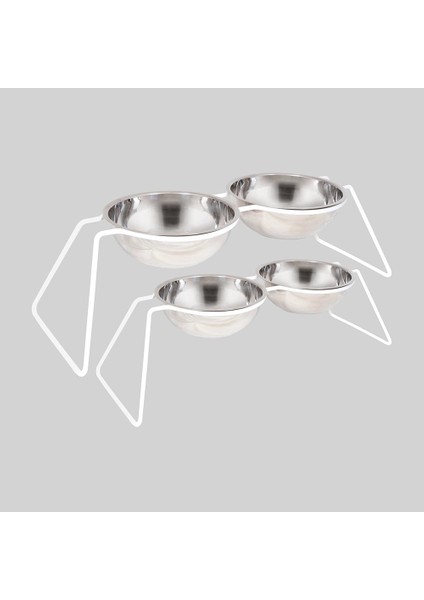 Air Paslanmaz Çelik Ergonomik Antibakteriyel Küçük Orta Büyük Irk Köpek Mama ve Su Kabı fırsatları