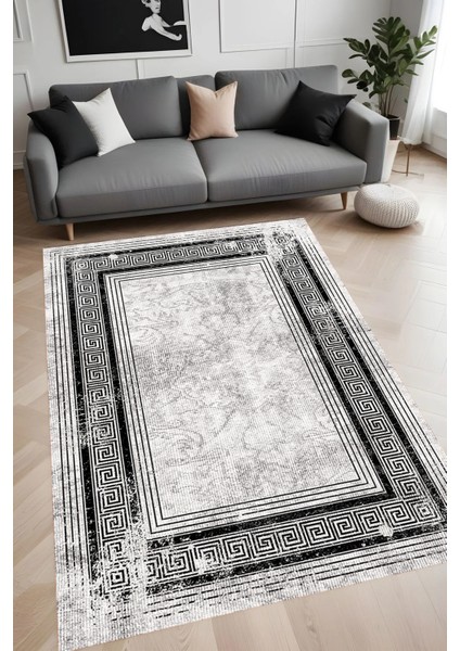 Dijital Baskı Yıkanabilir Kaymaz Taban Salon Halısı ve Yolluk LNA0894-FNL111