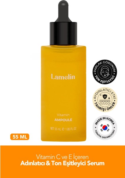 Vitamin Kompleksi Içeren Aydınlatıcı Serum Lamelin Vitamin Ampoule