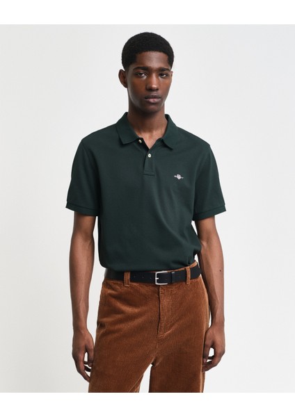 Erkek Yeşil Regular Fit Polo Yaka Polo 2210.374