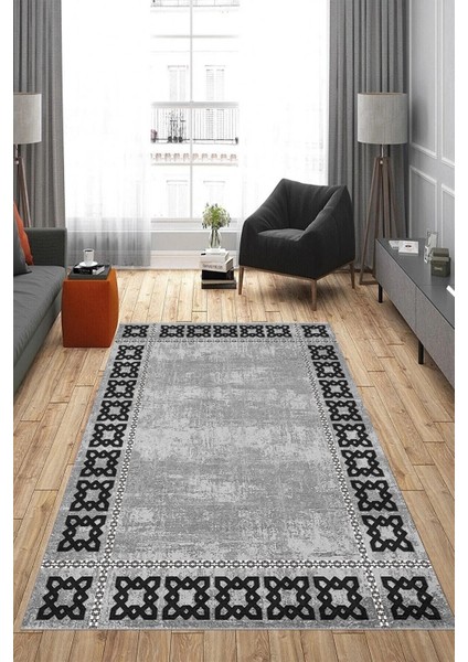 Dijital Baskı Yıkanabilir Kaymaz Taban Salon Halısı ve Yolluk LNA0820-FNL30