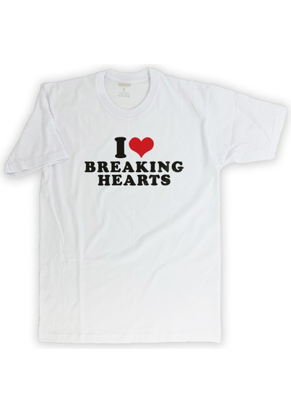 I Love Breaking Baskılı T-Shirt