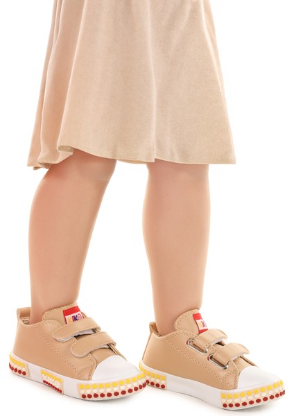 Kiko Kids Kach Cırtlı Kız Çocuk Günlük Spor Ayakkabı
