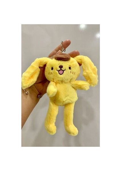 1 Adet Kawaii Sanrio Hello Kitty Peluş My Melody Cinnamoroll Melody Pompopurin Çanta Süsü Hediyelik indirimleri