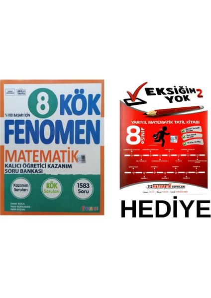 8. Sınıf LGS Matematik Kök Soru Bankası - 112 Matematik Soru Bankası 2 Kitap