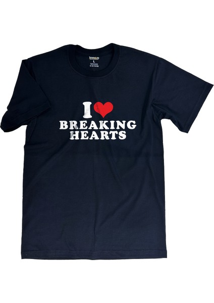 I Love Breaking Baskılı T-Shirt