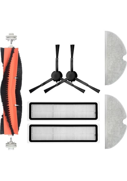 Vestel V-Bot Pro S Yedek Fırça Hepa Filtre Mop Seti (7 Parça)