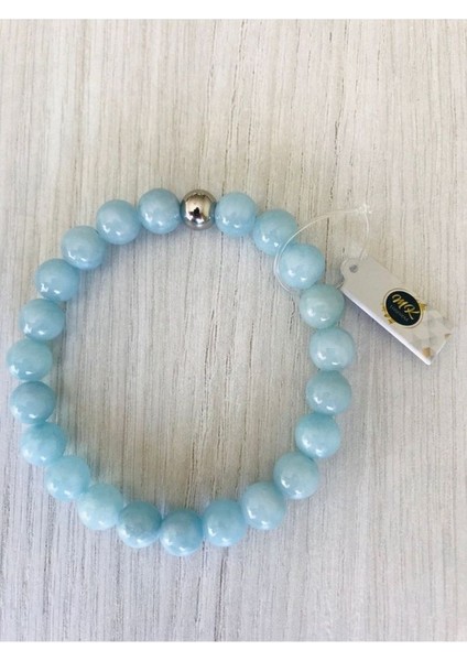Gerçek Mavi Kuvars Taşı Bileklik
