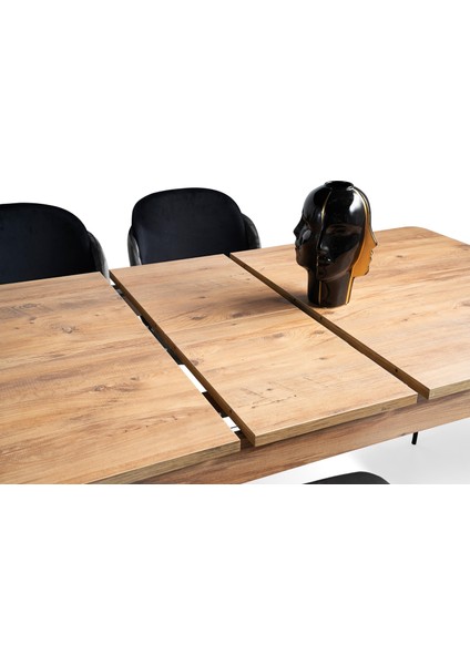 Safir Polo Salon Yemek Masa Sandalye Takımı 90X145