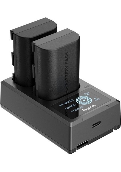 3821 Canon LP-E6NH Batarya + Şarj Kiti 24FİLM