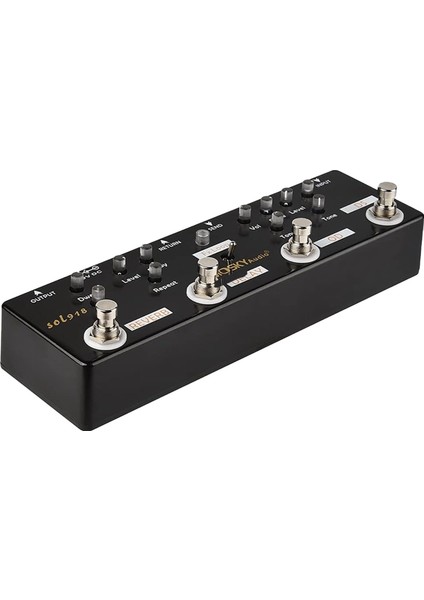 QuadraFX SL-918 Analog Gitar Efekt Pedalı (Reverb, FX Loop, Overdrive ve Distortion)