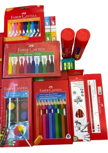 Faber Castell Okulkırtasiy-Boyama Seti modelleri