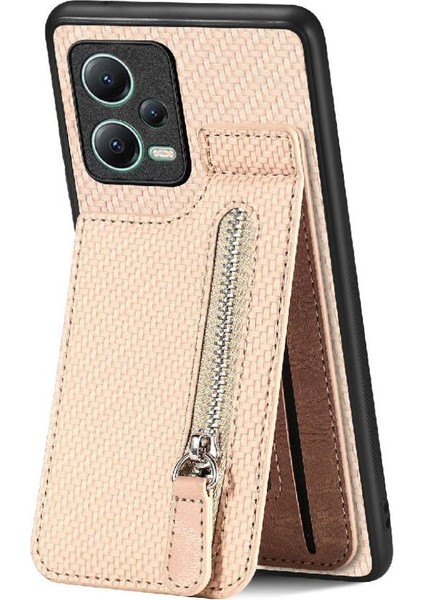 Xiaomi Redmi Için Not 12 5g Standı Crad Yuvası Manyetik Araç Montaj Fermuar (Yurt Dışından)