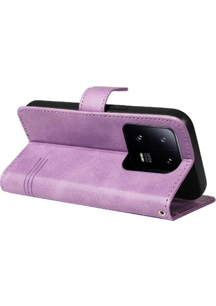Xiaomi 13 Için Filp Durumda Ayrılabilir Siyah Bilezik Preslenmiş Pu Deri Telefon (Yurt Dışından) indirimleri