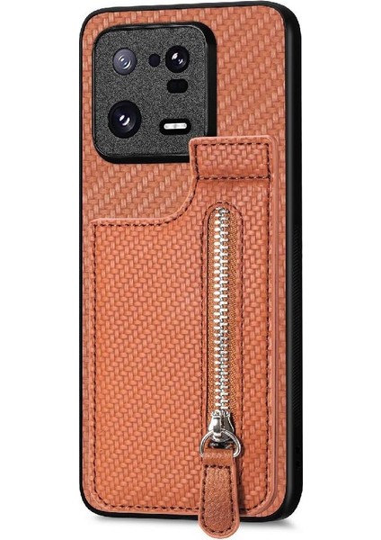 Xiaomi 13 Pro Crad Yuvası Manyetik Araç Montaj Fermuar Standı Cüzdan (Yurt Dışından)