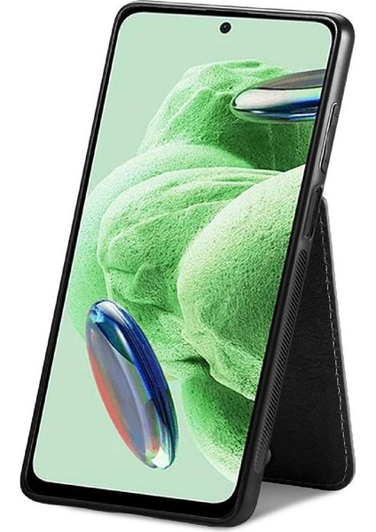 Xiaomi Redmi Için Not 12 5g Standı Crad Yuvası Manyetik Araç Montaj Fermuar (Yurt Dışından)