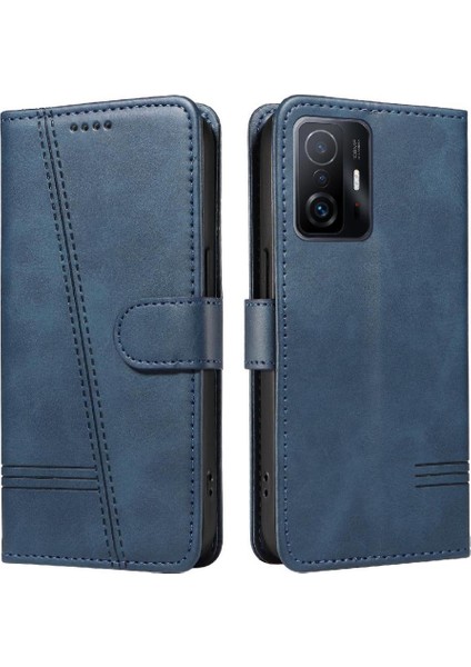 Xiaomi 11T/11T Pro Için Filp Durumda Ayrılabilir Siyah Bilezik Preslenmiş Pu Kılıf (Yurt Dışından) fiyatları