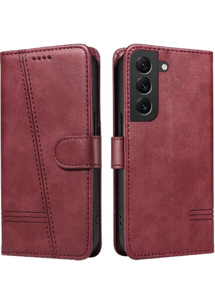 Samsung Galaxy S22 Artı Kredi Kartı Yuvası ile Pu Baskılı Durumda (Yurt Dışından)