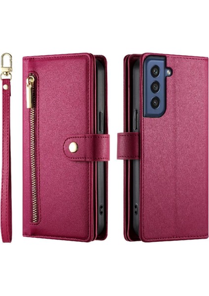 Samsung Galaxy S21 Fe Çok Fonksiyonlu Iş Standı Cüzdan Için Flip Case (Yurt Dışından) indirimleri