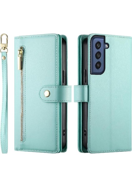 Samsung Galaxy S21 Fe Çok Fonksiyonlu Iş Standı Cüzdan Için Flip Case (Yurt Dışından)