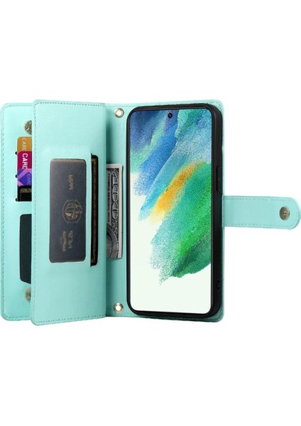Samsung Galaxy S21 Fe Çok Fonksiyonlu Iş Standı Cüzdan Için Flip Case (Yurt Dışından) fiyatları