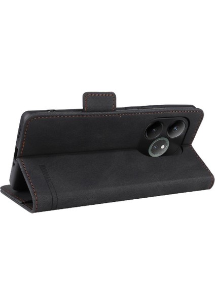 Toka Manyetik ile Realme Gt 6t Kickstand Kart Tutucu Için Flip Case (Yurt Dışından)