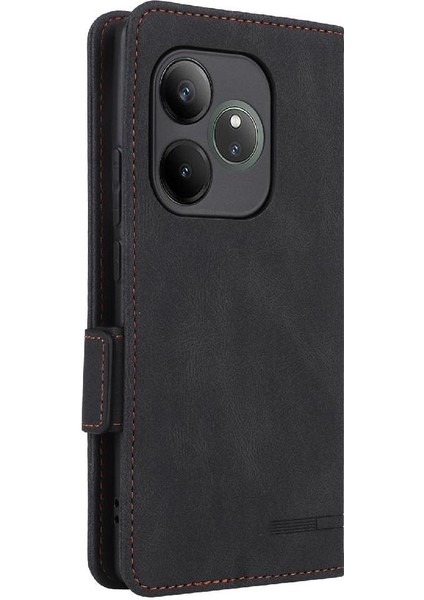 Toka Manyetik ile Realme Gt 6t Kickstand Kart Tutucu Için Flip Case (Yurt Dışından)