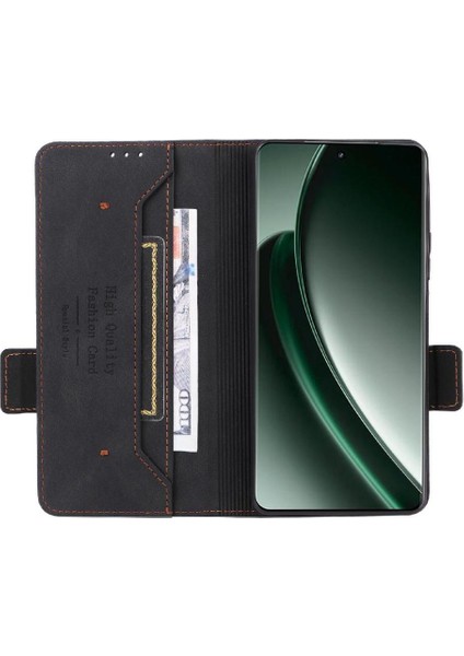Toka Manyetik ile Realme Gt 6t Kickstand Kart Tutucu Için Flip Case (Yurt Dışından)